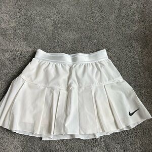 Nike White Pleated Tennis Skirt